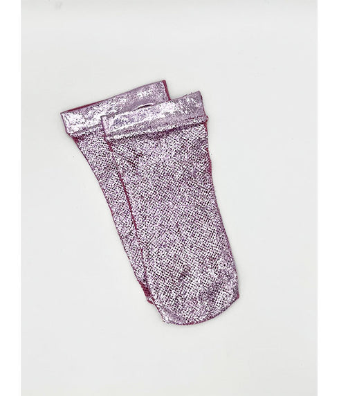 Net Laminated Socks - Lilac
